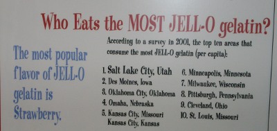 [Top city is Salt Lake City, Utah; favorite flavor is strawberry.]